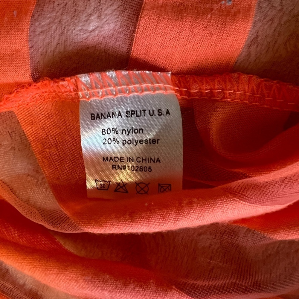 #226 Orange Cover up - Picture 3 of 5
